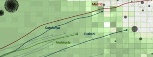 La velocidad de la curva del coronavirus en cada comunidad autónoma: así crecen los casos en España