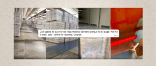 Vídeo de un transportista que denuncia que lleva a Francia material sanitario: son folios