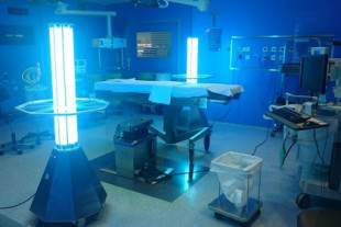 La máquina de rayos UV que limpia de coronavirus hasta el último rincón de los hospitales