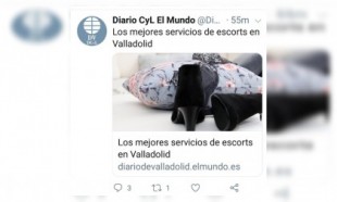 'El Mundo' divulga un publirreportaje que recomienda las "mejores escorts en Valladolid"