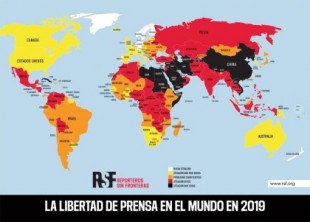 España se mantiene en el puesto 29 de 180 en la Clasificación Mundial 2020 de Libertad de Prensa RSF