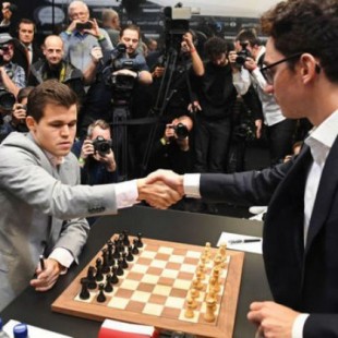 Ajedrez: Carlsen gana fácilmente a Caruana, subcampeón del mundo