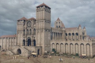El esplendor medieval de la Catedral de Santiago en una réplica en 3D
