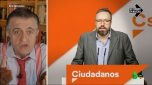 'El intermedio' rescata las imágenes en 'El hormiguero' en las que Abascal afirma que ficharía a Juan Carlos Girauta