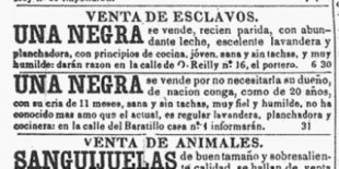 «Se vende negra sin defectos»: así era la impune venta de esclavos en la prensa española del siglo XIX