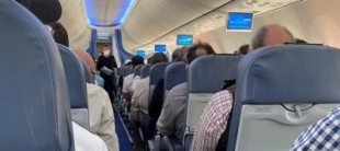 Un vuelo Madrid-Palma de Air Europa despega lleno