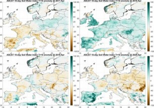 Sequía severa en Centroeuropa