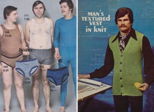 Los escalofriantes anuncios de moda masculina de los setenta