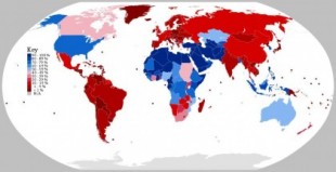 Mapa: prevalencia de la circuncisión masculina en el mundo