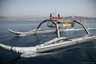 El barco araña Proteus y la tecnología WAM-V