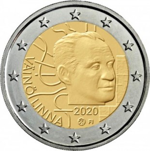 Diseño de la segunda moneda de 2 euros cc Finlandia 2020