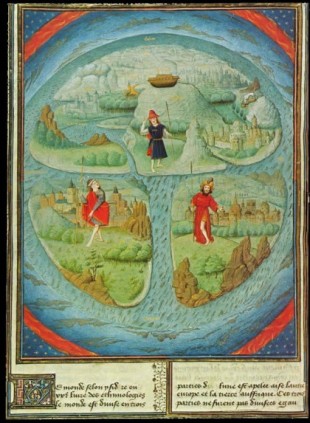 La tierra y el mar en la cartografía medieval