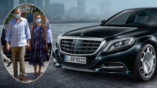 Felipe y Letizia estrenan en Sevilla su Mercedes de 550.000€, el de mayor blindaje del mercado