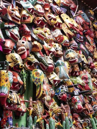 Las máscaras de madera guatemaltecas más increíbles