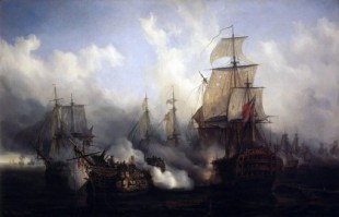 Navío Argonauta. Batalla de Trafalgar