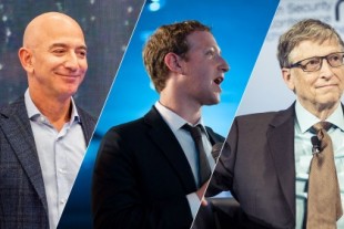 Bezos, Gates, Zuckerberg. Detrás de cada millonario "hecho a sí mismo" hay un padre con dinero