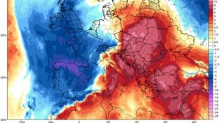 Llega una masa de aire polar a España: 15 grados menos de temperatura y nieve en pleno agosto