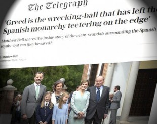 The Telegraph: "La avaricia es la bola de demolición que ha dejado tambaleándose a la monarquía española"