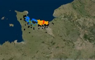 Time-lapse del desembarco de Normandía y los 87 días posteriores