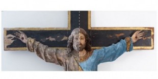 El proceso de restauración de una escultura confirma que se trata de una Santa Librada y no de un Cristo Crucificado