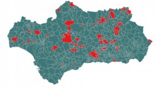 Casi 70 localidades de Andalucía, con más de 500 casos positivos de coronavirus por cada 100.000 habitantes