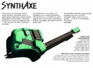 La historia del SynthAxe, el asombroso sintetizador de guitarra de los 80 [en]