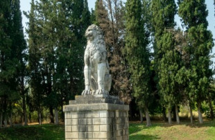 Cómo encontraron en 1818 el León de Queronea, monumento a los caídos del Batallón Sagrado de Tebas