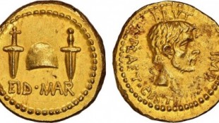 Una moneda de oro conmemorativa del asesinato de Julio César que puede valer millones [ENG]