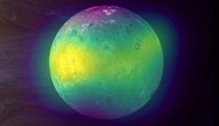 Primera observación del impacto volcánico en la atmósfera de Io
