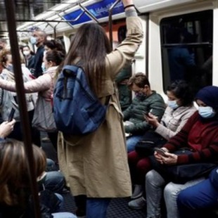 Bronca en el metro de Madrid: «¡Mi tío acaba de fallecer por la Covid! ¿Y tú sin mascarilla?»