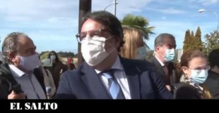 Polémica por las palabras del consejero de Sanidad de Extremadura a un sanitario durante una protesta