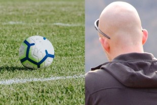 Una cámara controlada por IA confunde la cabeza de un árbitro calvo con el balón y fastidia la emisión del partido