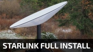 Desembalaje, pruebas e instalación de un equipo Starlink para conectar a Internet desde literalmente cualquier parte