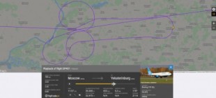 Investigan a dos pilotos de un 737 por dibujar un pene gigante sobre el cielo de Rusia