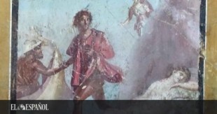Desvelan un nuevo y asombroso fresco en Pompeya del mito de Teseo y el Minotauro