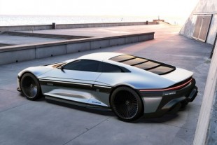 El DeLorean 2021 reinterpreta al mito como un coche superdeportivo eléctrico, autónomo y con diseño español