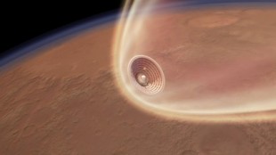 Cómo aterrizaría en Marte una nave tripulada de la NASA