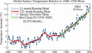 Ojalá tuviera mejores noticias, pero 2020 fue uno de los años más calurosos jamás observados (a nivel mundial) [ENG]