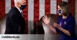 El Congreso certifica la victoria de Biden tras el asalto al Capitolio de los partidarios de Trump