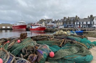 Los pescadores escoceses detienen las exportaciones debido a la burocracia del Brexit ( ENG )