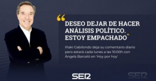 Iñaki Gabilondo se despide de los análisis diarios