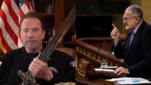 Vox carga contra Schwarzenegger tras su fuerte crítica a Trump: “Demuestra el daño cerebral del exceso de anabolizantes”