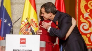 La Comunidad de Madrid pagó con dinero público la visita de Juan Guaidó