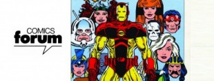 Las fichas de superhéroes que se incluían en los cómics de Forum