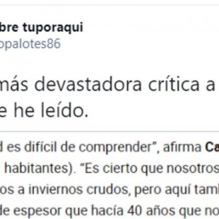 El alcalde de Soria se hace viral tras retratar la gestión de Madrid con la nevada