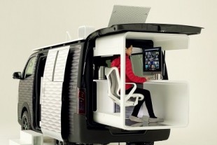 Tu caravana es tu oficina: Nissan diseña un vehículo para que puedas trabajar allá donde vayas