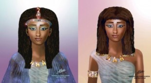 Reconstrucción de Ahhotep, la reina de las "Moscas de Oro"