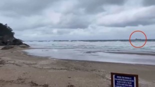 VIDEO: Carguero de 114 metros de eslora se rompe en dos un frente a costa Turca