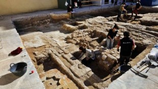 Hallados en Valencia los restos de un patio islámico y su fuente