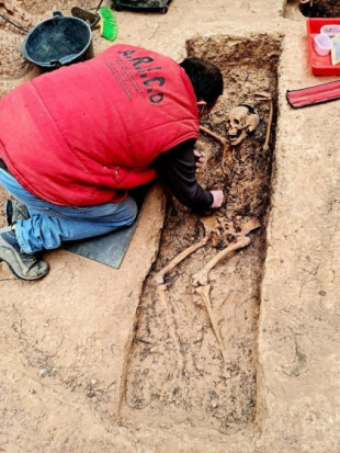 Exhumado en Fuendejalón el cuerpo de la primera alcaldesa de España